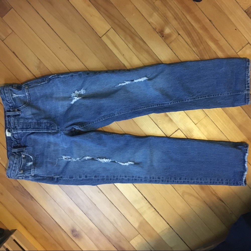 GAP Ripped Jeans, Straight, 29